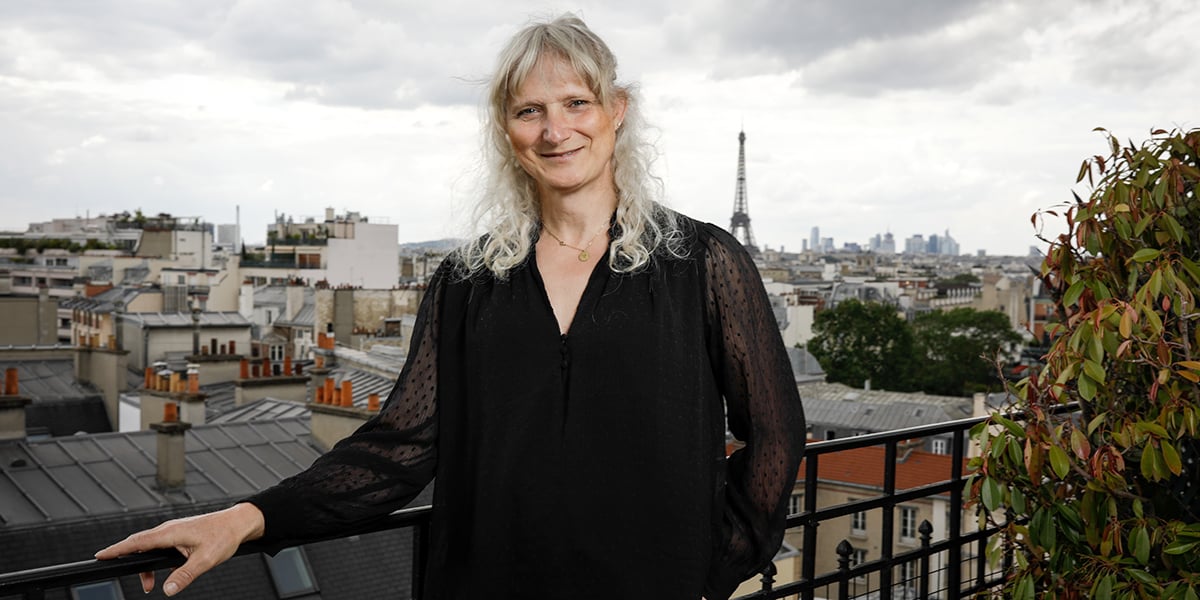 Sandra Forgues athlète française et ancienne céiste, à Paris le 12 juin 2024.