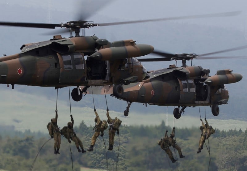 Japon: depenses militaires record dans le projet de budget 2018
