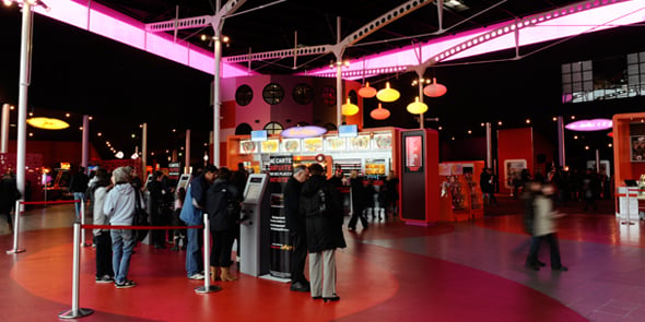 Le hall du Gaumont Multiplexe de Montpellier