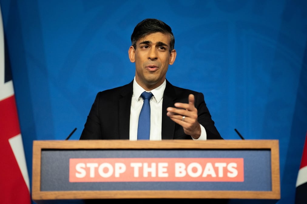 Le premier ministre britannique rishi sunak