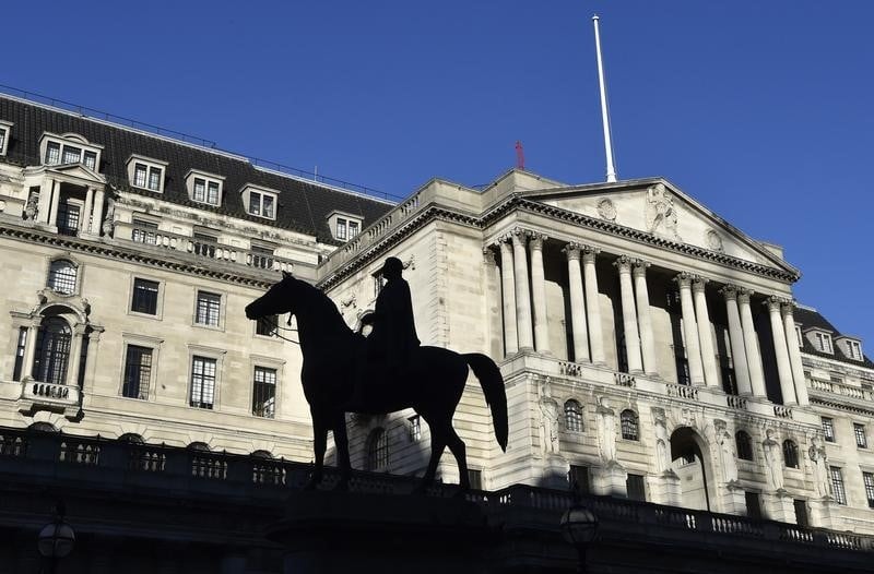 La banque d'angleterre laisse son taux directeur inchange