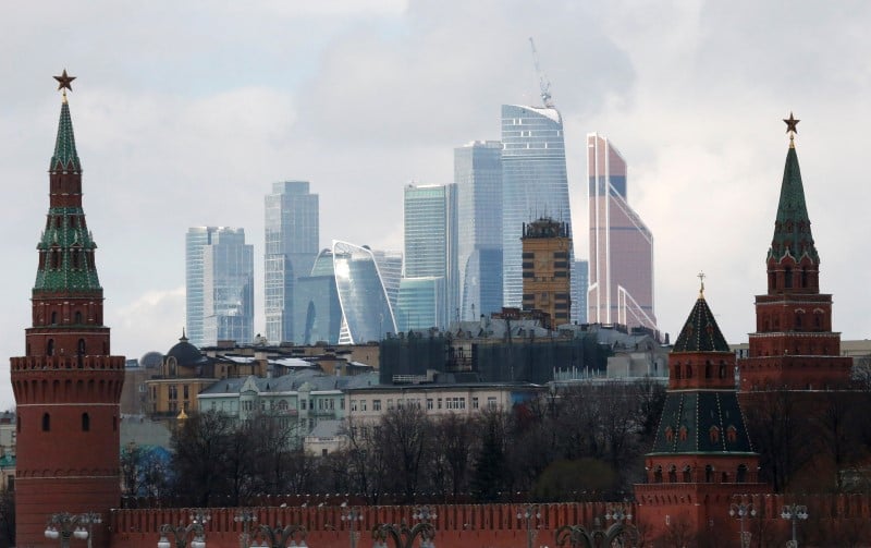 Contraction du pib russe prevu par le fmi