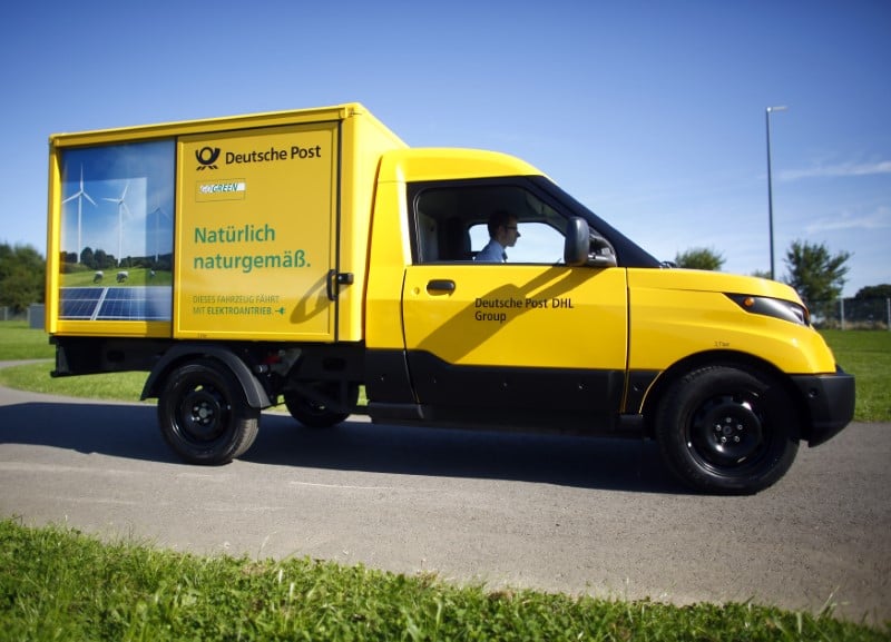 Deutsche post concurrence volkswagen avec le streetscooter