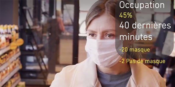 Avec sa solution SafeAccess, RealValue contrôle le port du masque à l'entrée des bâtiments.