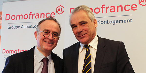 Francis Stéphan, directeur général, et Philippe Rondot, président de Domofrance