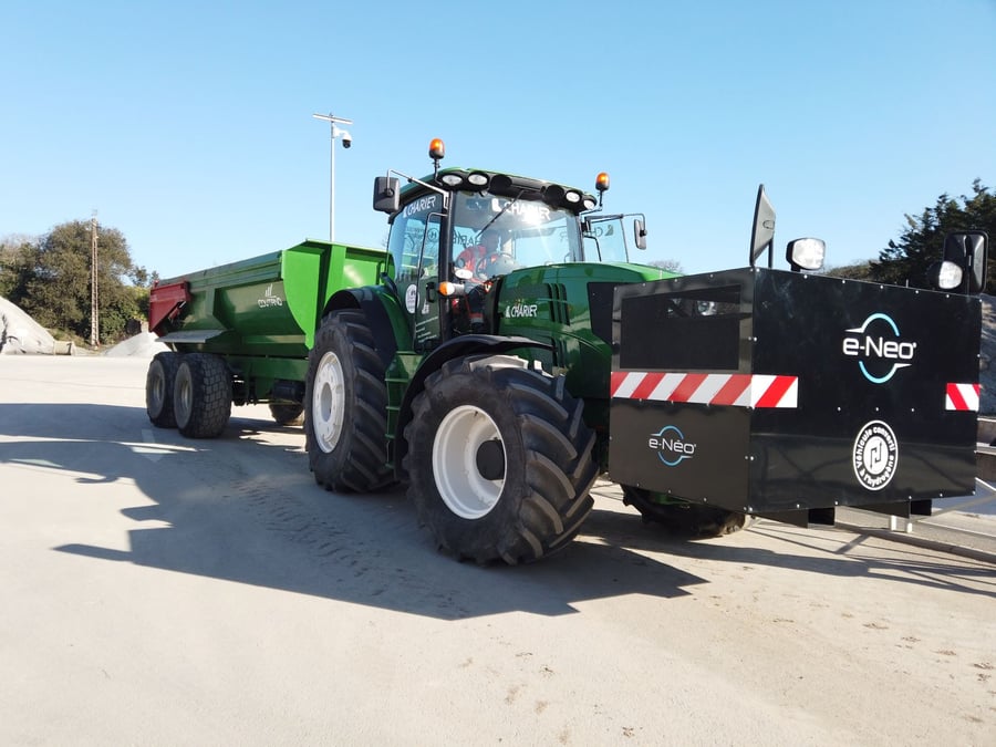 charier tracteur hydrogène