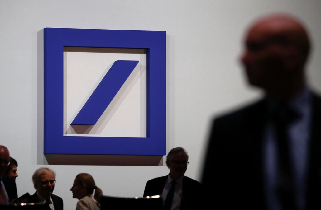 Deutsche bank est a suivre a la bourse de francfort