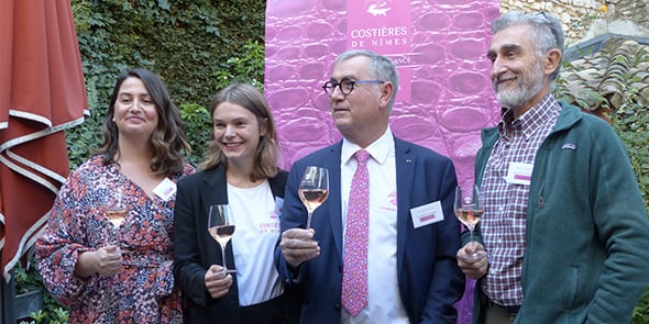 L’équipe du syndicat des Costières de Nîmes (octobre 2021)