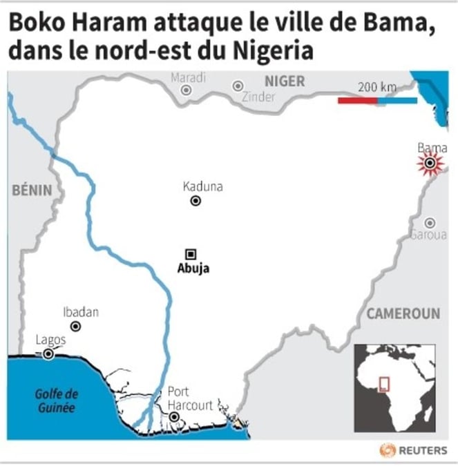 Boko Haram attaque une ville dans le nord-est du Nigeria