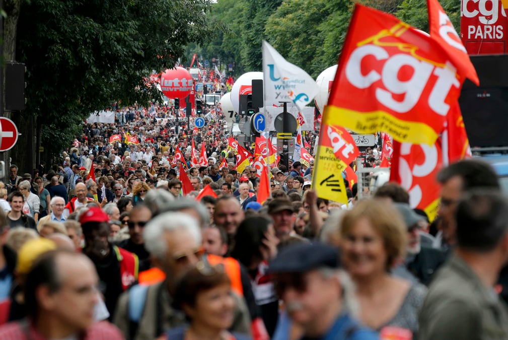 Douzieme journee de mobilisation contre la loi travail