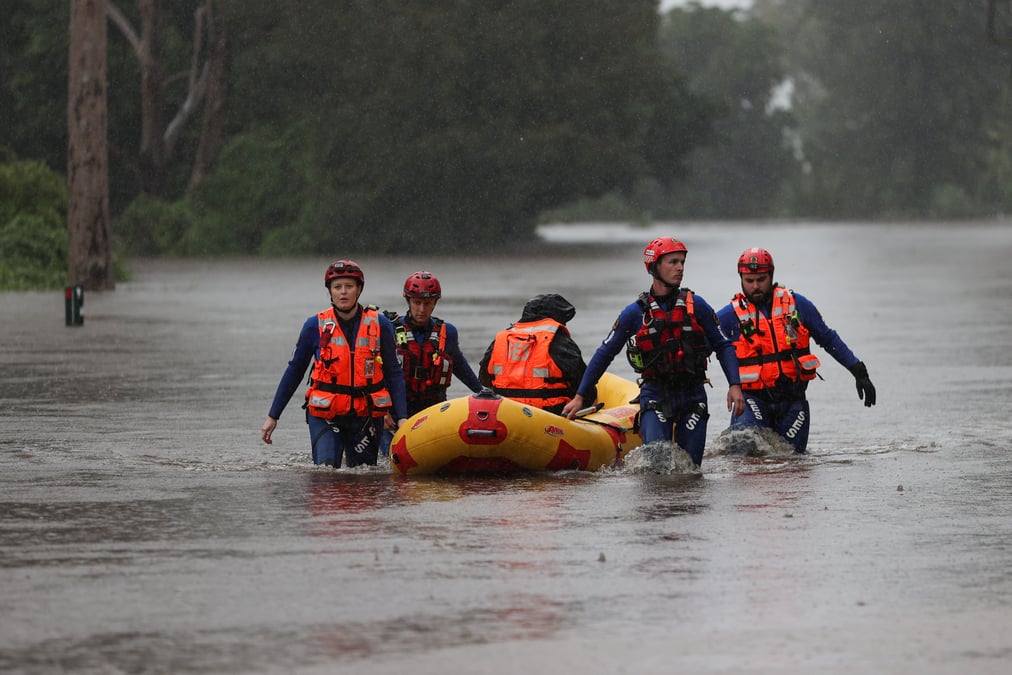 L'est de l'australie connait ses pires inondations depuis un demi-siecle