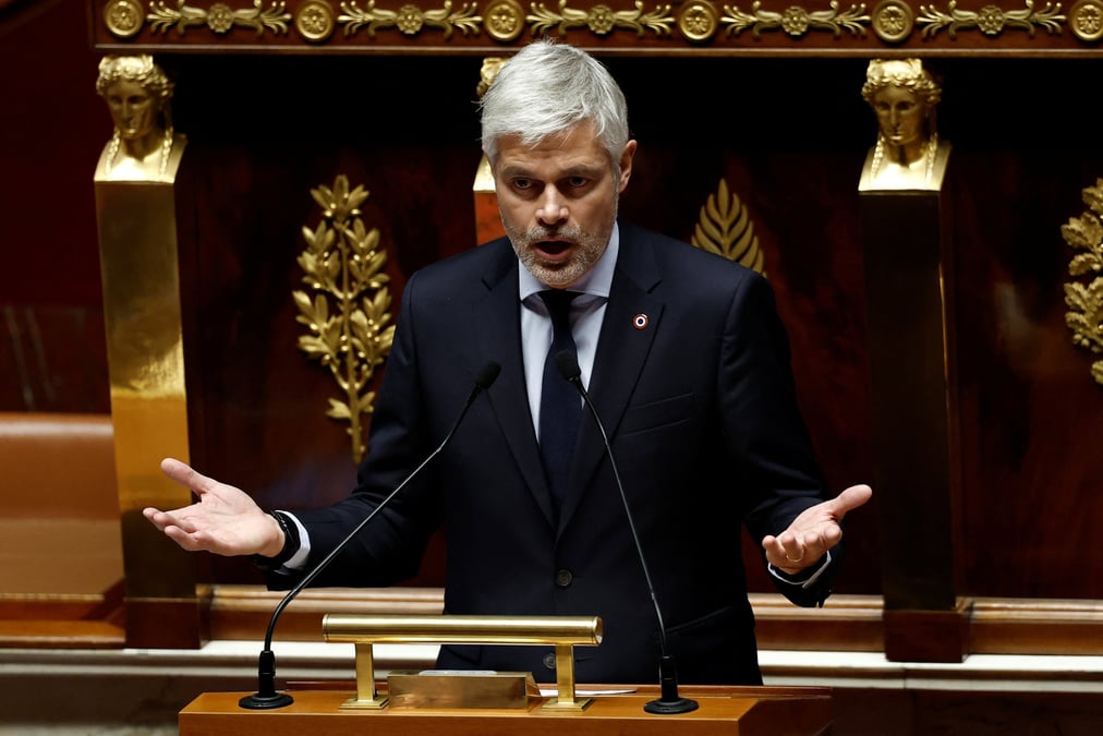 Le président du groupe Droite Républicaine à l'Assemblée nationale, Laurent Wauquiez, espère le soutien du nouveau Premier ministre.