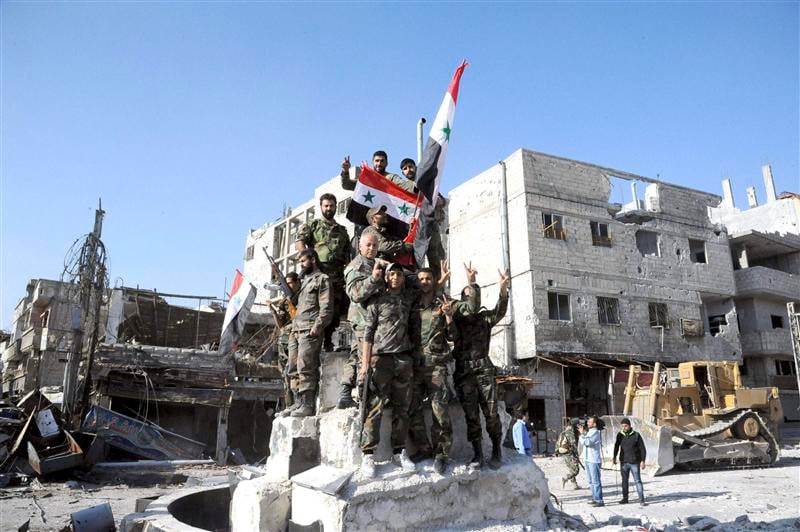 Les forces d'Assad marquent des points autour de Damas