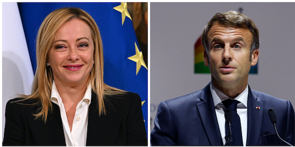 Meloni Macron