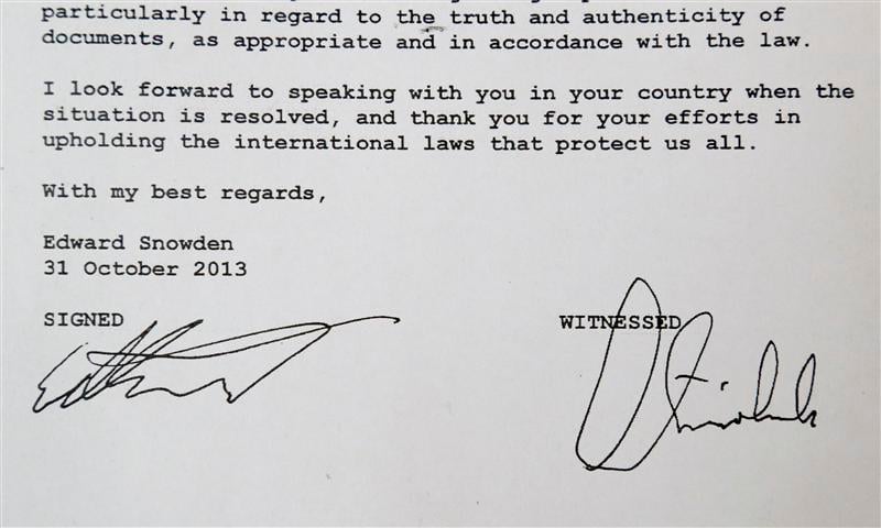 Snowden écrit aux Allemands pour leur demander leur soutien