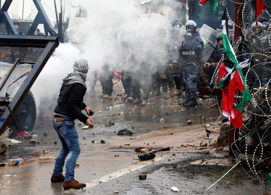 Un israelien blesse a jerusalem, manifestation a beyrouth