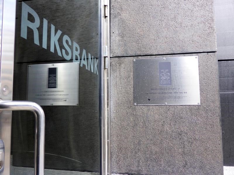 La suedoise riksbank laisse ses taux inchanges, comme prevu