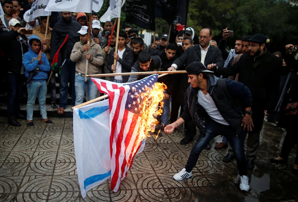 Les palestiniens "prets a se battre" pour jerusalem