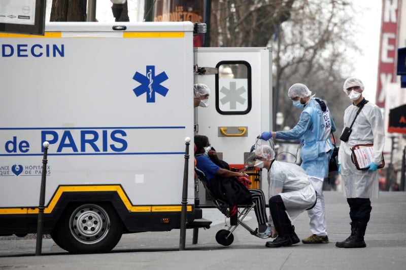 Coronavirus: la france compte 450 deces, +21% en 24 heures