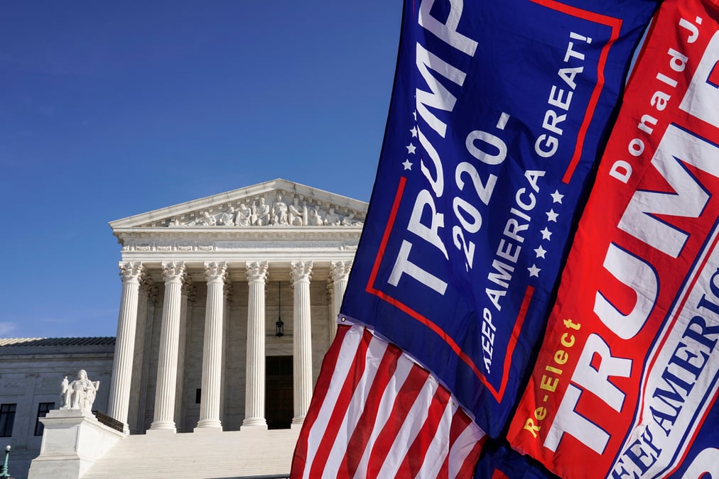 Usa 2020: la cour supreme rejette un recours republicain emis par le texas