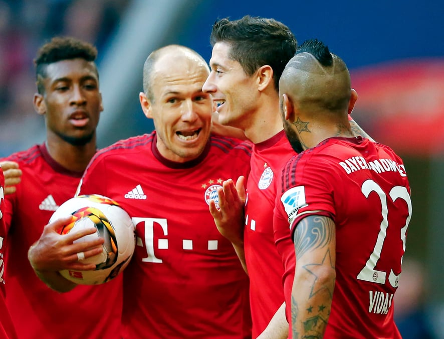 Le bayern en roue libre