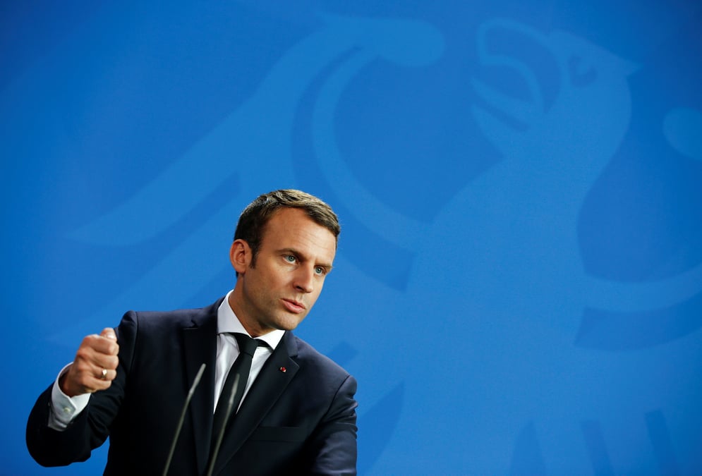 Macron va s'entretenir avec may apres l'attentat de manchester