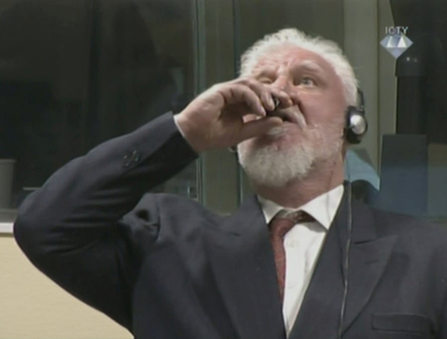 Un croate de bosnie se suicide pendant une audience du tpiy