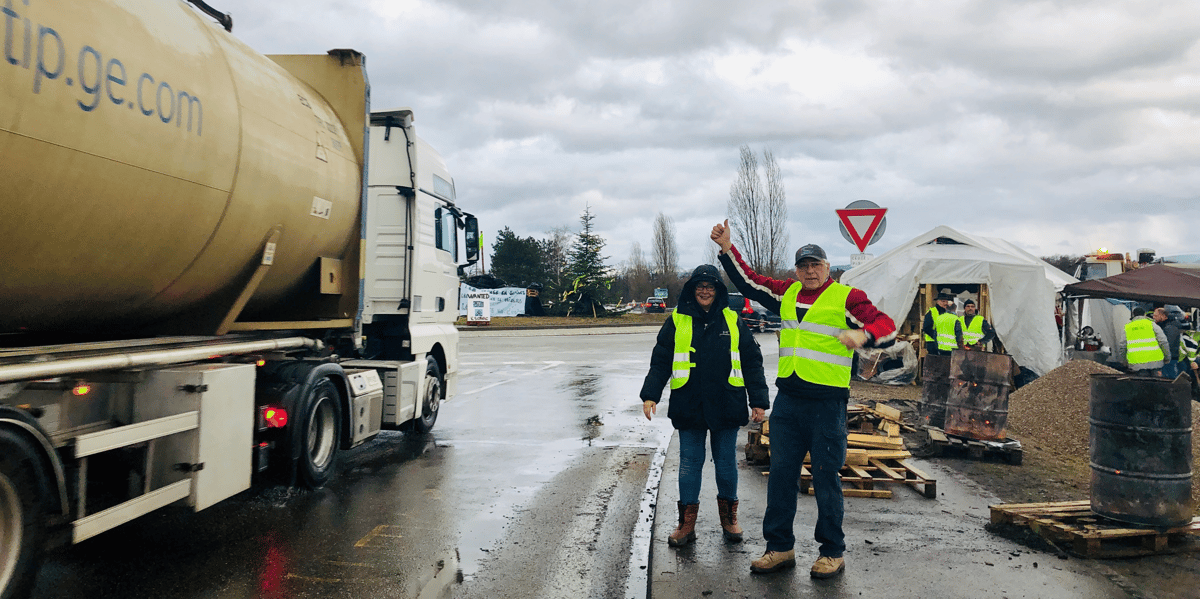 Gilets jaunes, Alsace,