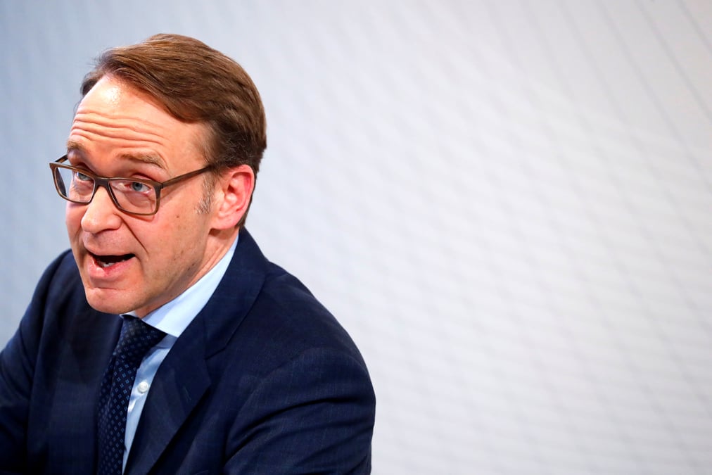 German bundesbank president jens weidmann presents the annual 2018 report in frankfurt