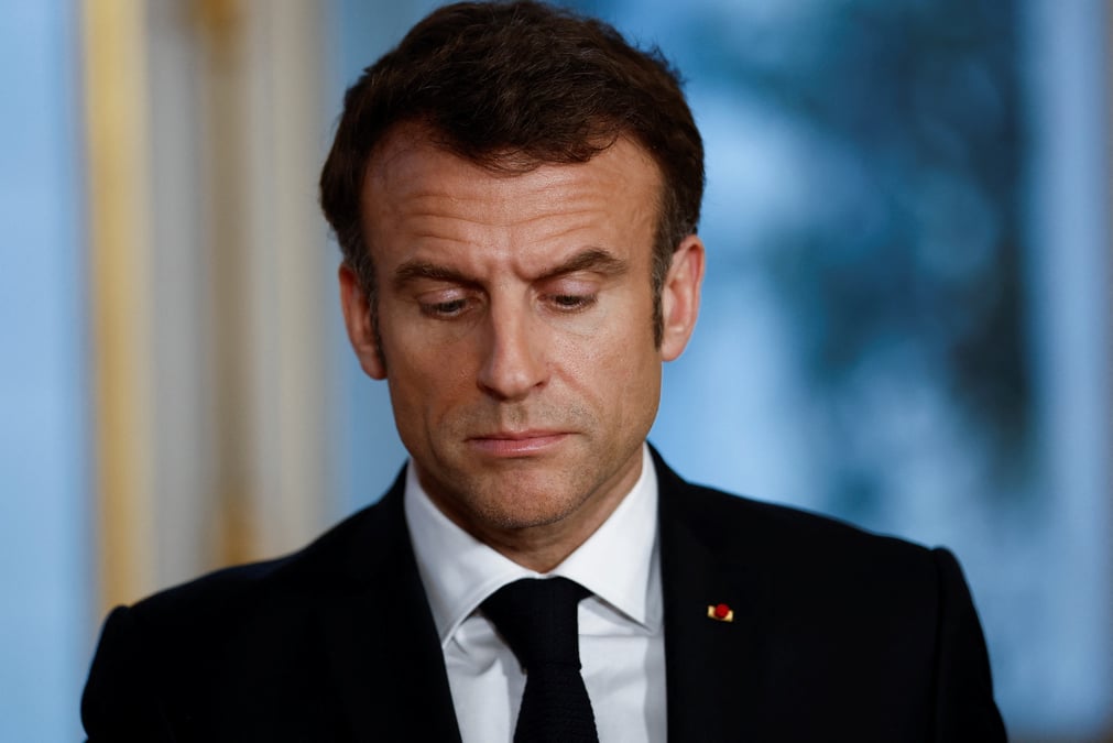 Le president emmanuel macron a paris