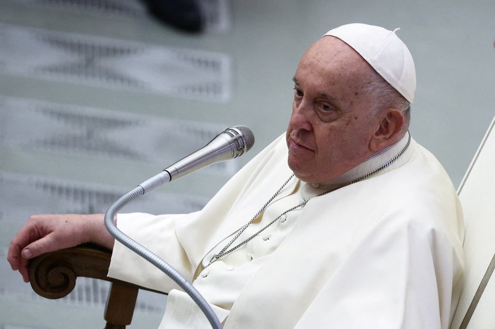 Le pape francois, au vatican