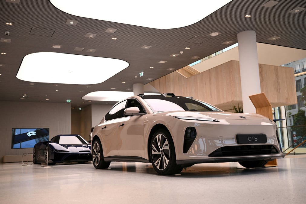 Des modeles electriques du fabricant chinois nio