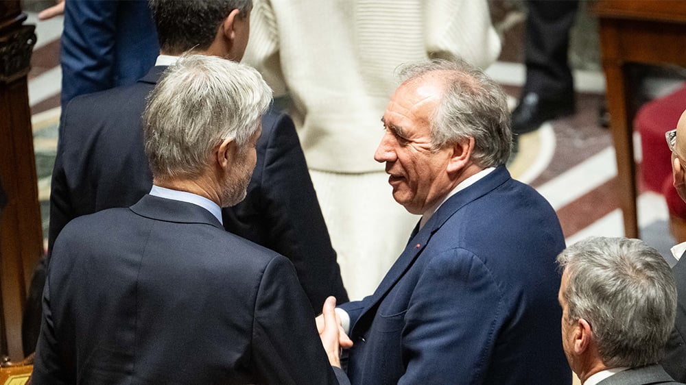 Laurent Wauquiez et François Bayrou.