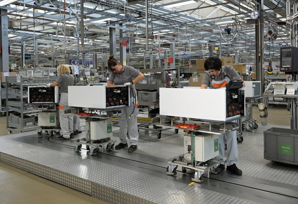 Allemagne: hausses record des prix a la production en juillet