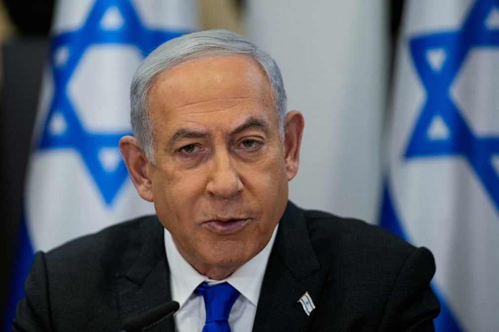 Le premier ministre israelien benjamin netanyahu