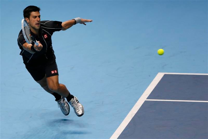 Tennis: Gasquet au tapis, Djokovic en demi-finales à Londres