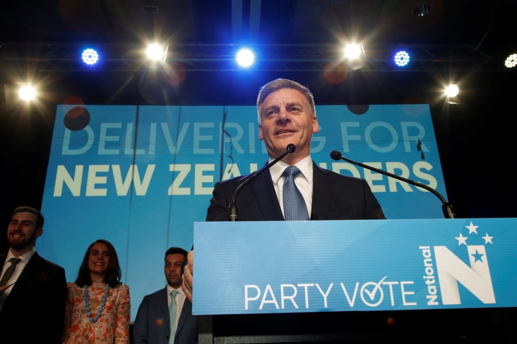 La droite largement en tete aux legislatives neo-zelandaises