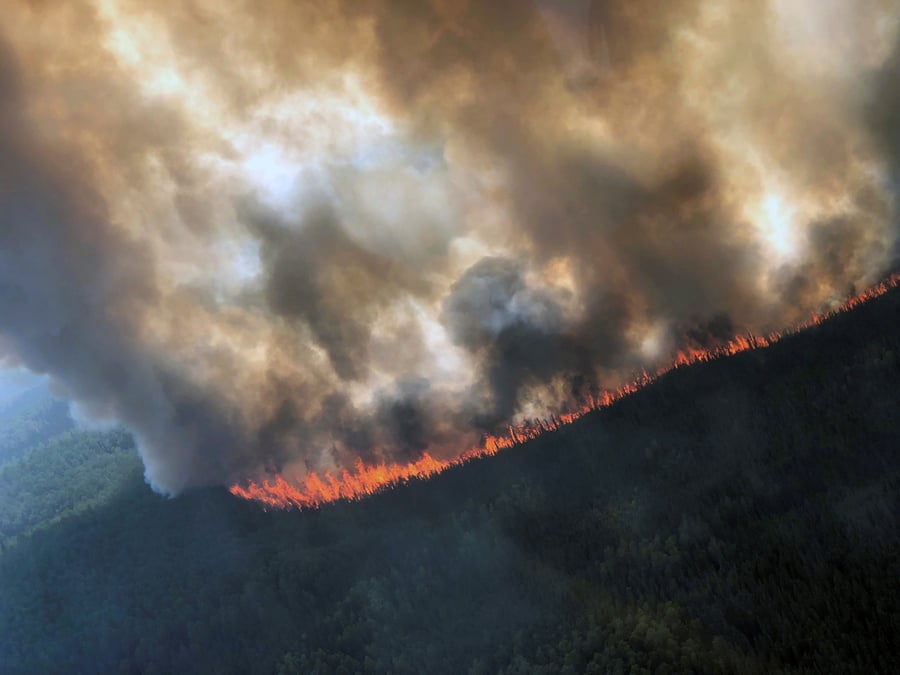 Des feux de foret sans precedent dans l’arctique