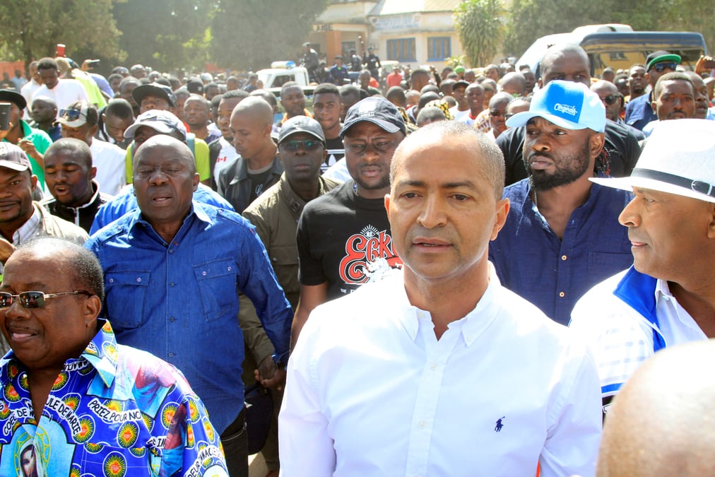 Manifestation de soutien a l'opposant moise katumbi en rdc