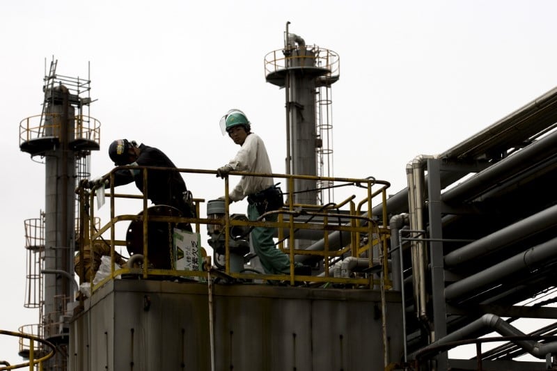 La production industrielle du japon recule