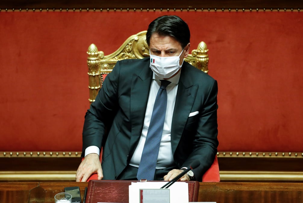 Coronavirus: le parquet italien a enquete sur conte, recommande de classer le dossier