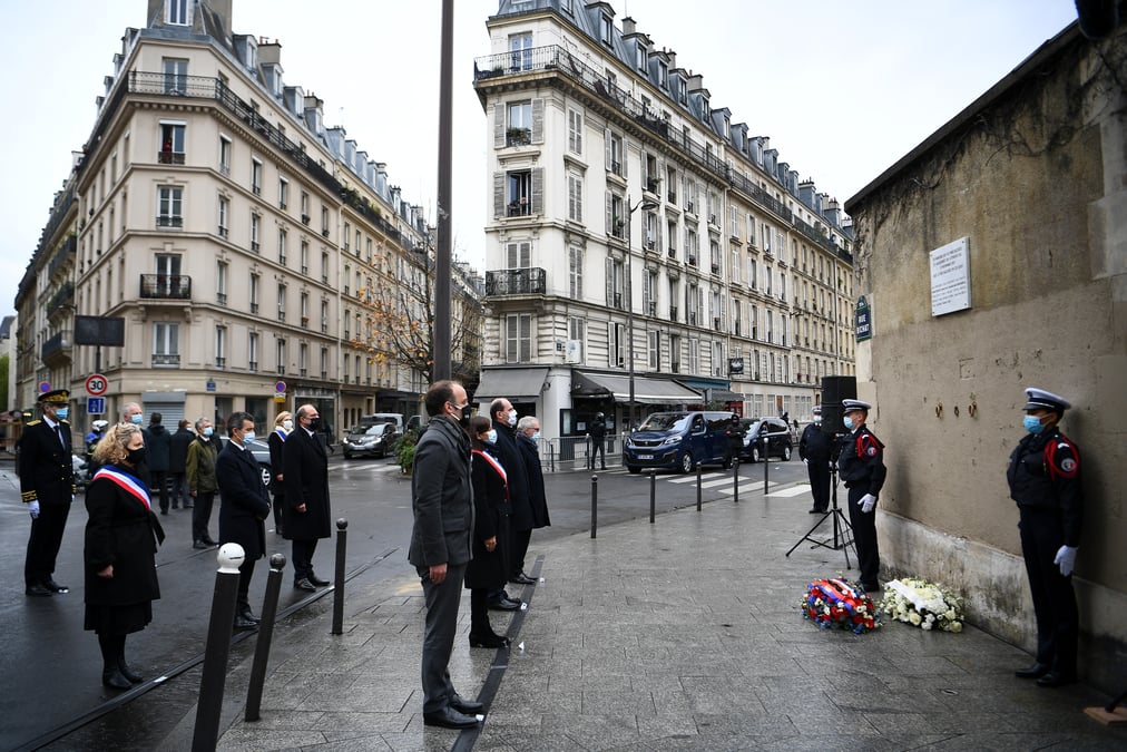La france, en etat d'alerte, commemore les attentats du 13-novembre 2015