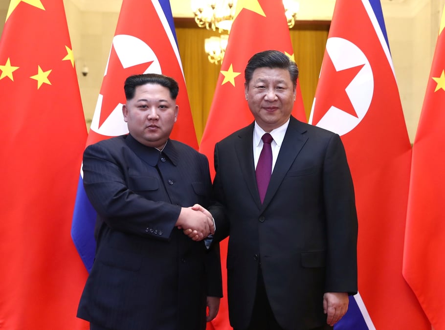 A pekin, kim jong-un promet l'arret du programme nucleaire nord-coreen