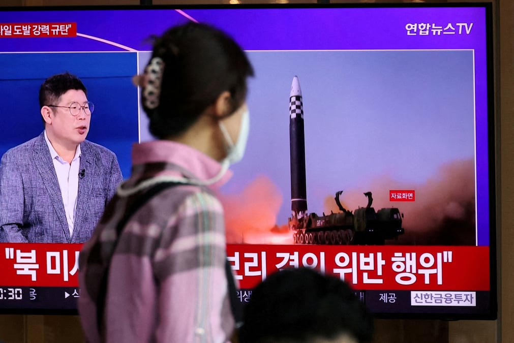 La coree du nord a tire trois missiles, dont un missile balistique intercontinental