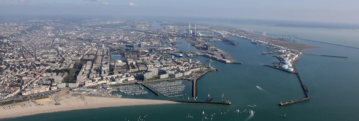 Pour l'instant, les ports français (ici, Le Havre) ont surtout subi les retards liés à la crise en mer Rouge.