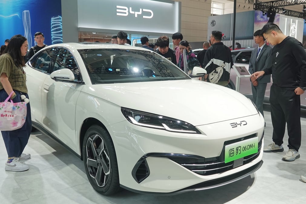 Les voitures hybrides et électriques ont représenté 47,6% de l'ensemble des 22,894 millions d'unités écoulées en Chine en 2024. (photo d'illustration)