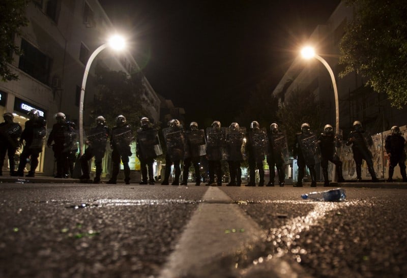 Manifestation contre le gouvernement au montenegro