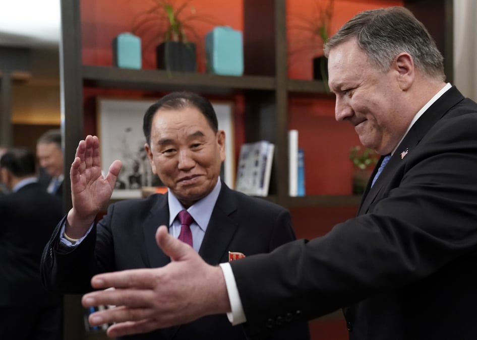 L'emissaire de pyongyang recu par mike pompeo a washington