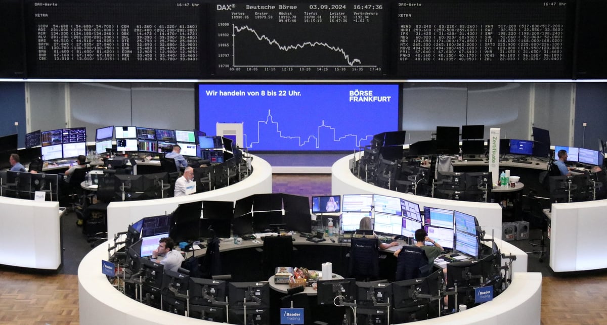 La bourse de francfort le 3 septembre 2024