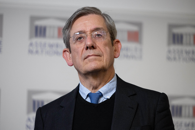 Le député et rapporteur du budget Charles de Courson.